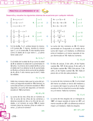 3ro. de Secundaria "MATEMÁTICAS" - Imagen 12