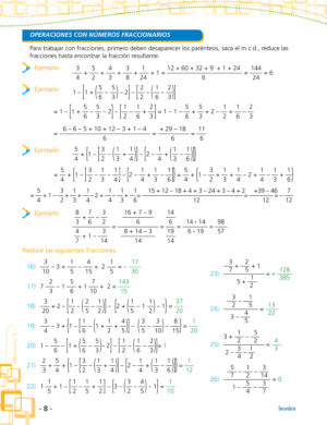 3ro. de Secundaria "MATEMÁTICAS" - Imagen 4