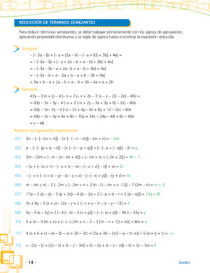 3ro. de Secundaria "MATEMÁTICAS" - Imagen 5