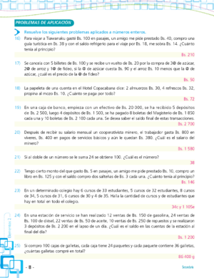 2do. de Secundaria "MATEMÁTICAS" - Imagen 4