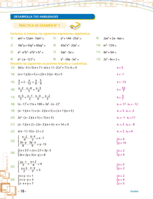 6to. de Secundaria "MATEMÁTICAS" - Imagen 5